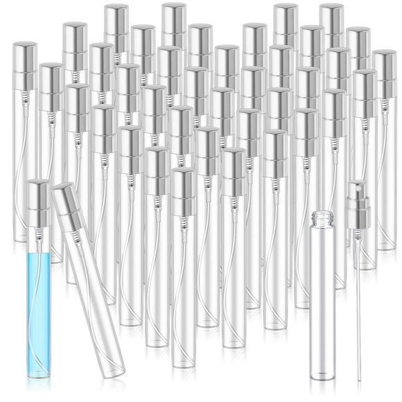 Spray Bottles Zhehao, atomizador de perfume de vidrio transparente, 50 unidades, 10 ml
