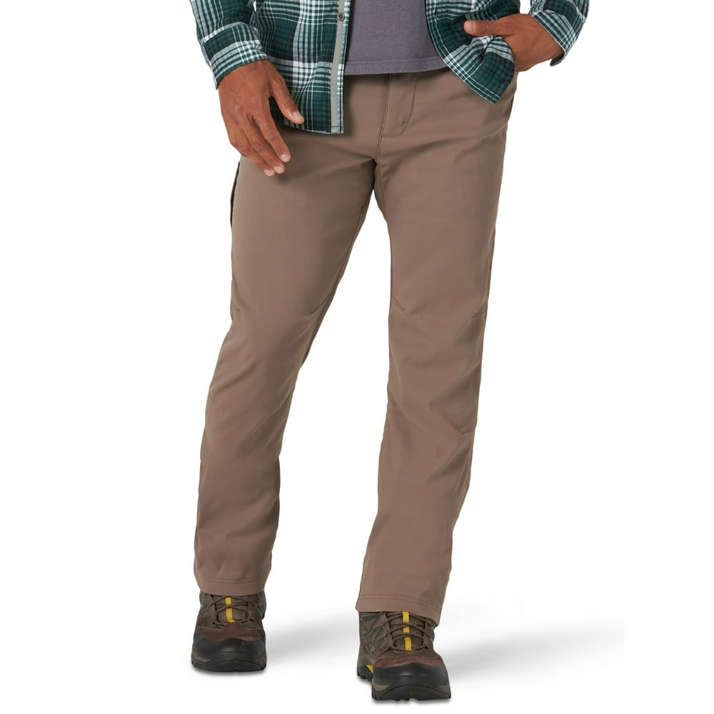wrangler men's fleece lined performance pants
