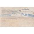 thumbnail image 3 of Joseph Mallord William Turner 14x10 Black Modern Framed Museum Art Print Titled - The Channel Sketchbook 18 (ca. 1845), 3 of 5