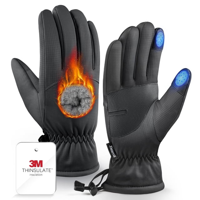 Guantes de invierno Deemii con aislamiento 3M y compatibilidad táctil, resistentes al agua