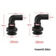 thumbnail image 5 of Scienceny Scupper Conector negro de 90 grados Salida de manguera de nylon A través del casco Aireador de sentina Accesorios Reemplazo de de Bombillas para automóviles Codo de 25 mm, 5 of 6