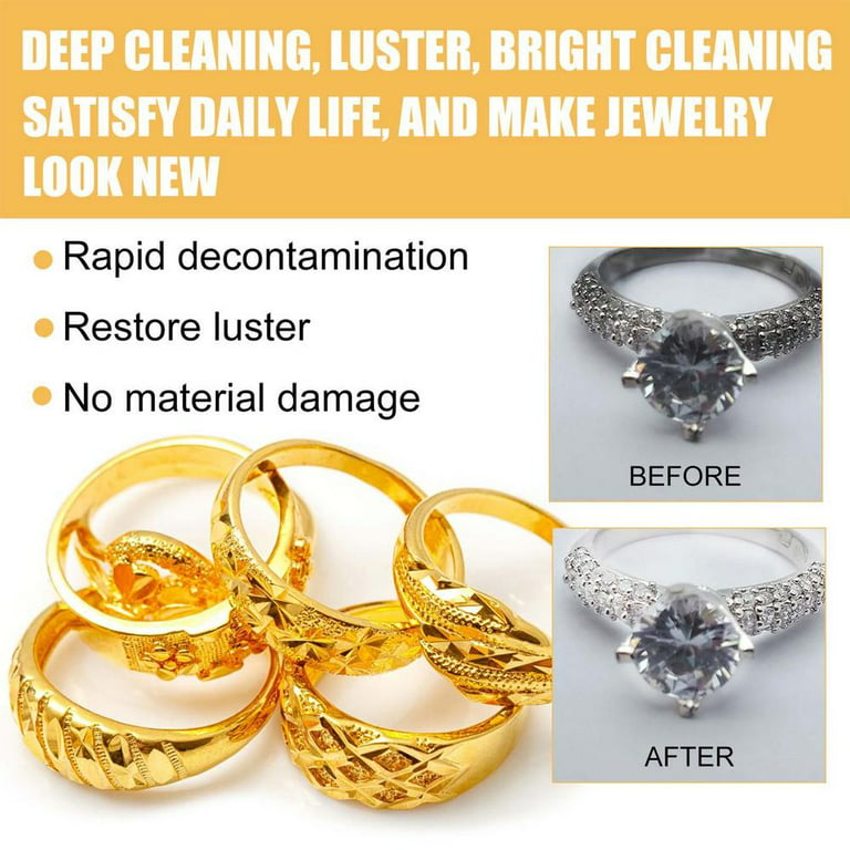Jewelry Cleaner Liquid Silver Gold Jewelry Care Cleaning Solution