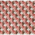 thumbnail image 4 of oneOone Cotton Poplin Twill Red Fabric Triangle Geometric Craft Projects Decor Fabric Printed By The Yard 56 Inch Wide, 4 of 4