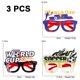 thumbnail image 2 of 3 piezas de gafas de sol para fiesta de fútbol 2022, gafas novedosas para el mundial, accesorios para fotomatón, suministros para recuerdos de fiesta de fútbol de la Copa del Mundo 2022, 2 of 5