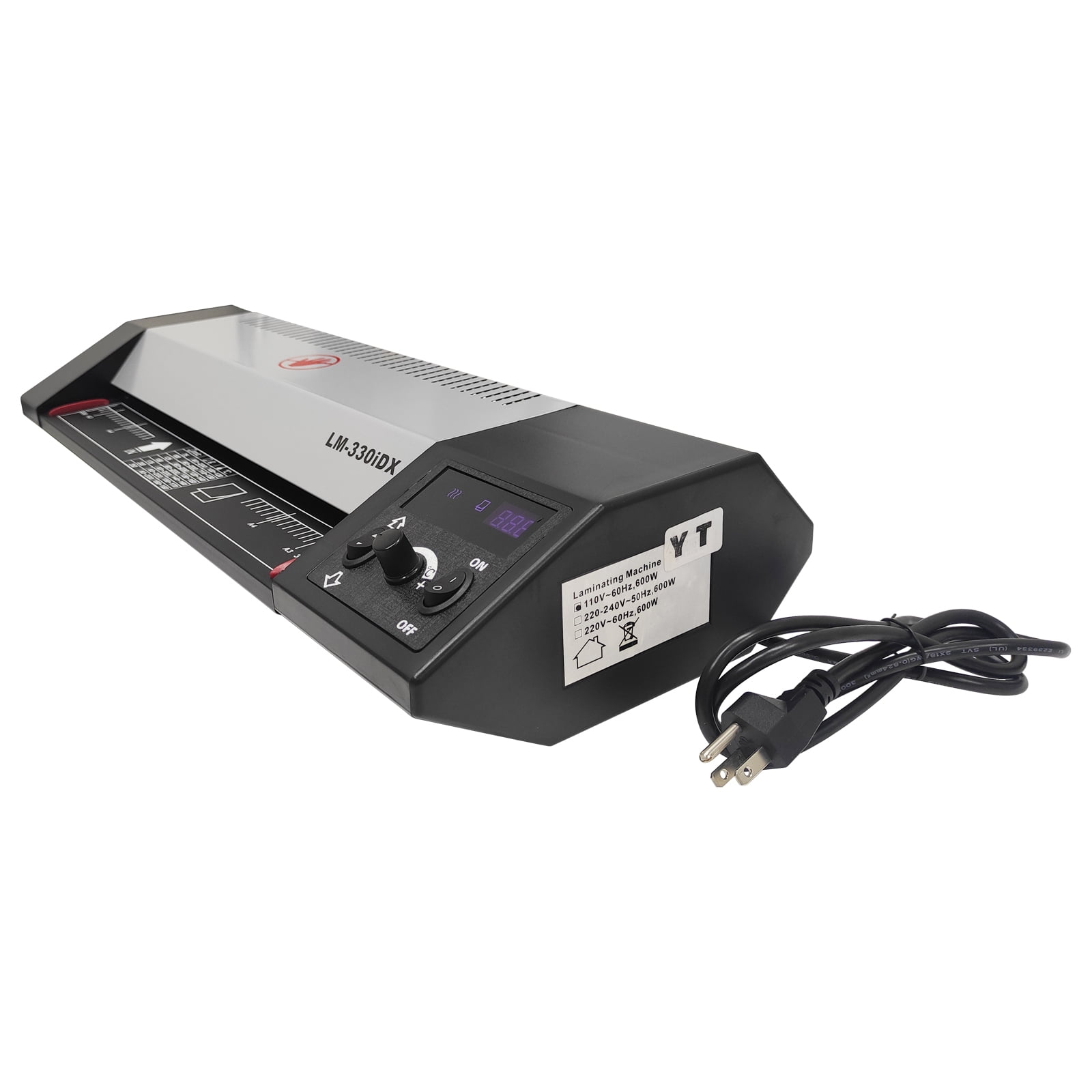 A3 Laminator Hot&Cold Laminating Machine 110V 4 Rolls Metal Laminating Machine