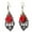 38070#, variant on UDIYO 1 Pair Women Fashion Lace Red Rose Hollow Dangle Hook Earrings Jewelry Gift