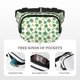 thumbnail image 5 of Disketp Frogs And Tropical Leaves Riñonera de Doble Capa, Bolsa de Cintura Ajustable para Viajes, Correr y Senderismo, Riñonera Ligera para Hombre y Mujer, 5 of 9