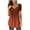 Orange, variant on JURANMO Womens Tunic Tops Casual Pleated Belly Short Sleeve Shirt Fashion Gradient Color Summer T Shirts Button V Neck Henley Tees Deals of the Day Multicolor M