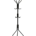 thumbnail image 5 of SUSUZI Coat Rack Clothes Tree Hats Hanger Holder with 12 Hooks Metal Tree Stand 5.7ft Freestanding Hall Tree for Entryway Bedroom, Black, 5 of 8