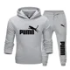 thumbnail image 4 of Chándal de 2 piezas para hombre y mujer, conjunto de Sudadera con capucha y pantalones, ropa deportiva de Hip Hop Y2K, moda de otoño e invierno, novedad, 4 of 4