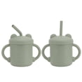 thumbnail image 3 of Taza Para Sorber Para Bebé, Taza De Silicona Para Bebé, Asas Antideslizantes A Prueba De Derrames, Resistente A Caídas Para Recién Nacido, 3 of 7