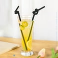 thumbnail image 6 of Plastic Straws Disposable, Hwkond Black Disposable Plastic Straws Bent DIY Straws Milk Tea Drink Straws, 6 of 6