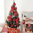 thumbnail image 4 of Lazos navideños Lazos decorativos navideños Lazo de corona navideña para decoración del hogar del árbol de Navidad, 4 of 5