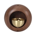 thumbnail image 1 of Wooden Dopamine Doorbell Entry Reminder Small Round Wind Chime Suction Door Housewarming Gift, 1 of 1
