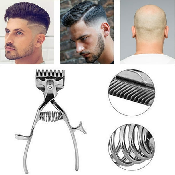 Cortadora de pelo Manual de moda, cortador de pelo no eléctrico de poco ruido con empuje manual y corte de pelo