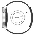 thumbnail image 4 of 20mm Watch Band for Samsung Galaxy Watch7 Huawei Watch GT 3 42mm Garmin Forerunner 165 Magnetic Sili, 4 of 5