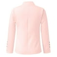 thumbnail image 6 of BRDFRL Blazers for Women Business Casual Open Front Office Work Lightweight Suit Jackets Summer Fall Cardigan Light pink M, 6 of 6