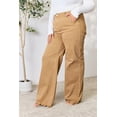 thumbnail image 4 of RISEN Full Size Fringe Hem Wide Leg Jeans, 4 of 11