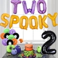 thumbnail image 3 of Two Spooky Birthday Decorations, Halloween 2nd Birthday Decorations for Kids - Halloween Pumpkin Ghost Spider Balloons, Two Spooky Foil Balloons, Halloween Birthday Decorations for 2 Year Old, 3 of 6
