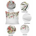 thumbnail image 5 of Christmas Decorative Throw Pillow Covers 16x16 Inch Set of 2 Poinsettia Red Berry Pillow Cases for Couch, Christmas Balls Cushion Case for Living Room Bedroom Bed Car Chair, 5 of 8