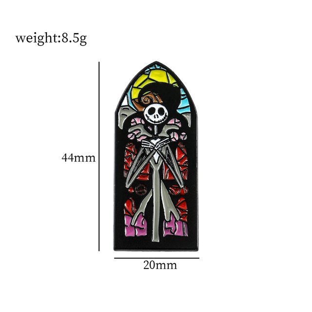 Christmas Eve Horror Collection Metal Insignia pin Broches Halloween Juguete
