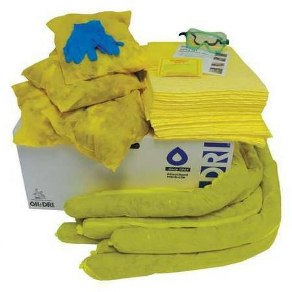 Oil-Dri Spill Kit, Universal, Yellow  L90440R