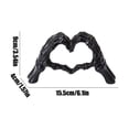 thumbnail image 3 of Gothic Halloween Decor | Heart Hands Sculpture Skeleton Decor for Indoor Halloween Home Decor Halloween Party Gift, 3 of 7