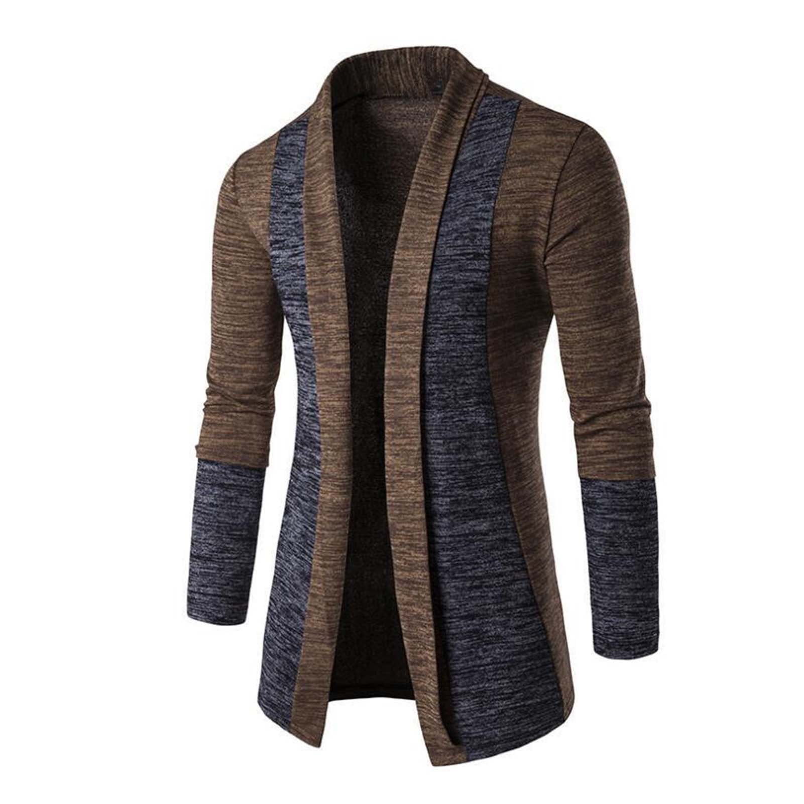 UDIYO Winter Sweater Coat Contrast 