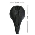 thumbnail image 5 of Bicycle Seats Carbon Fiber 3d Printed Saddle Racing Bike Seat Cushion Ultralight Road Mountain Bike Saddle 143mm,1 x Seat Cushion,Black, 5 of 6