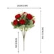 thumbnail image 3 of Bouquets of Roses Silk Flowers Home Decor Vases Flower Arrangements Ornaments Fake Flowers Wedding Flowers, Artificial Rose Bouquets, Silk Rose Arrangements, Home Decor Flowers, Table, 3 of 9