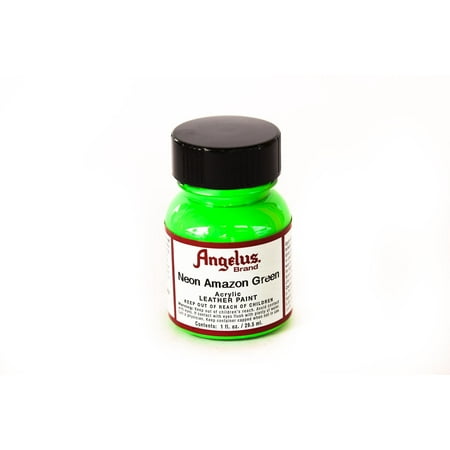 1 Oz Floquil Model Paint - Angelus Brand Acrylic NEON Leather Paint w/Applicator 1 oz