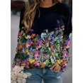 thumbnail image 5 of Sudadera con capucha floral para mujer, sudaderas con capucha kawaii a la moda para mujer, sudaderas con capucha de plantas y flores, abrigos con capucha de primavera, blusas para niña Y2k, 5 of 5
