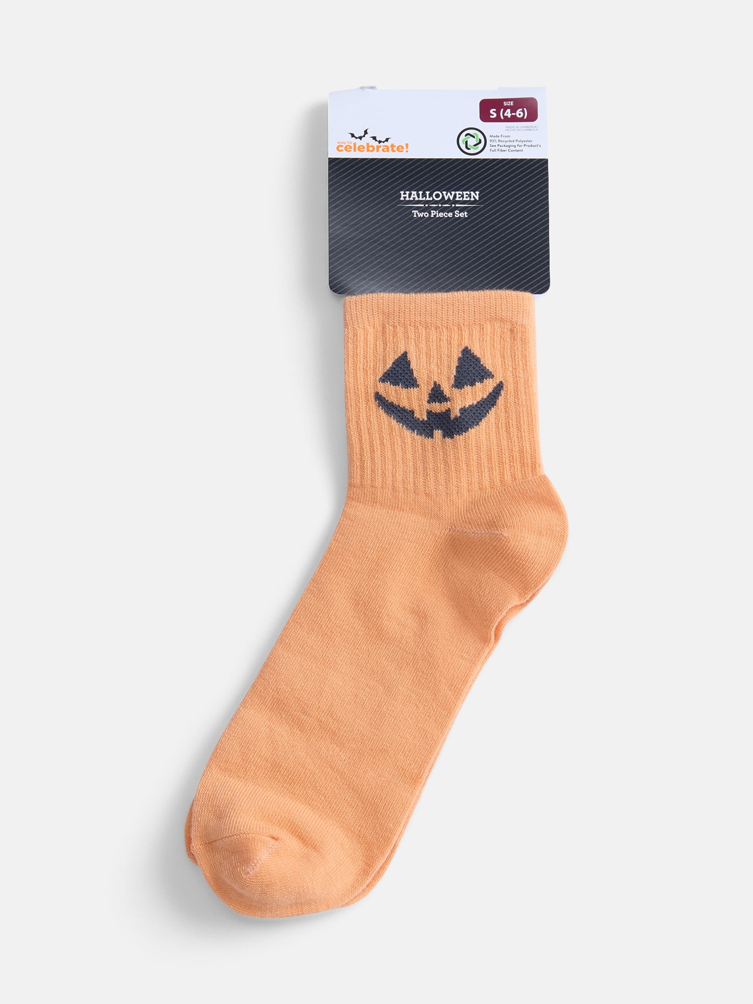 Halloween Women's Sleepshirt Top and Socks Set from Way to Celebrate, 2-Piece, Sizes XS-3X