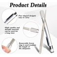 thumbnail image 3 of NIETEST Diamond Knife Sharpener, 3PCS, Diamond Sharpening Stone, Multipurpose Sharpening Stone Pen-Type, Portable Knife Sharpener Stick with Brush, 3 of 7