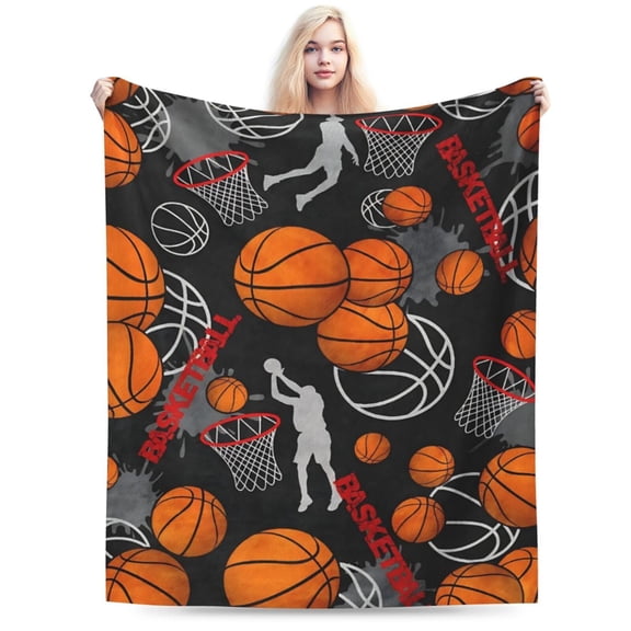 Basketball Gifts for All Seasons,Basketball Blanket 50x40