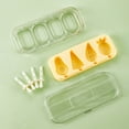 thumbnail image 4 of Set de 4 moldes de silicona para hacer polos de hielo DIY Accesorios de cocina para hielo Fácil de desmoldar Leche materna Reutilizable para el verano Pasteles caseros, 4 of 5