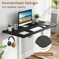 thumbnail image 6 of Costway 48” x 24” Whole Piece Table Top with Safe Rounded Corners for Home Office Desk DIY Black, 6 of 9