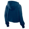thumbnail image 5 of Women's Fanatics Navy Houston Texans Oversized Hometown Heritage Cropped Hoodie, 5 of 5