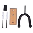 thumbnail image 2 of Wood Grain Guitar Wall Mount Hanger, U Shape Design, Wide Compatibility, High , Great Present, 2 of 8