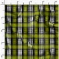 thumbnail image 2 of Soimoi Green Rayon Fabric Plaid Check Printed Craft Fabric by the Yard 42 Inch Wide, 2 of 5