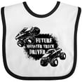 thumbnail image 3 of Inktastic Future Monster Truck Driver Boys or Girls Baby Bib, 3 of 4