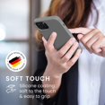 thumbnail image 4 of Étui en Silicone TPU Compatible avec iPhone 13 - Étui de Téléphone Mince avec Finition Douce - Gris Titane, 4 of 8