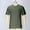 Green, variant on Jalioing Men's Cotton T Shirt Basic Crew Neck Short Sleeve Tee Shirts with Pocket Summer Casual Loose Plain Tops