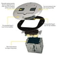 thumbnail image 2 of Hubbell-Raco 6239 Floor Kit with Recessed Duplex 15A TR Device and Adjustable Steel Box, 1-Gang, Nickel, 2 of 7
