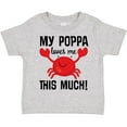 thumbnail image 3 of Inktastic My Poppa Loves Me Childs Crab Boys or Girls Toddler T-Shirt, 3 of 5