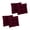 Burgundy, variant on 19-inch Squared Twill Tufted Dining Chair Cushion - Ruby Red