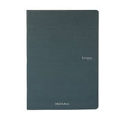 Fabriano Ecoqua Original Staple-Bound Notebook, 5.8" x 8.3", A5, Lined, 40 Sheets, Dark Green