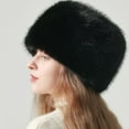 thumbnail image 6 of Prolriy Winter Hats for Women Fuzzy Bucket Hat Warm Winter Hat Furry Plush Faux Hats Fishing Hat Bucket Hats for Women 2024 Womens Hats Black, 6 of 9