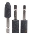 3 Pcs 16mm Hexagonal Shank Grinding Wheel for Metal Wood Glass, Brown ...