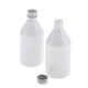 thumbnail image 5 of 2 botellas rellenables de plástico PET con tapa de rosca para loción líquida Blanco + plata Yuyangstore Tapa de rosca de botella, 5 of 8